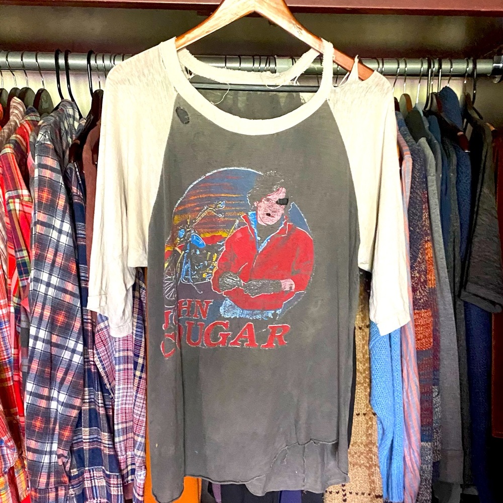 John Cougar t shirt 80’s rock